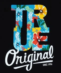 TRUE - Men's True Floral Shirt, Black