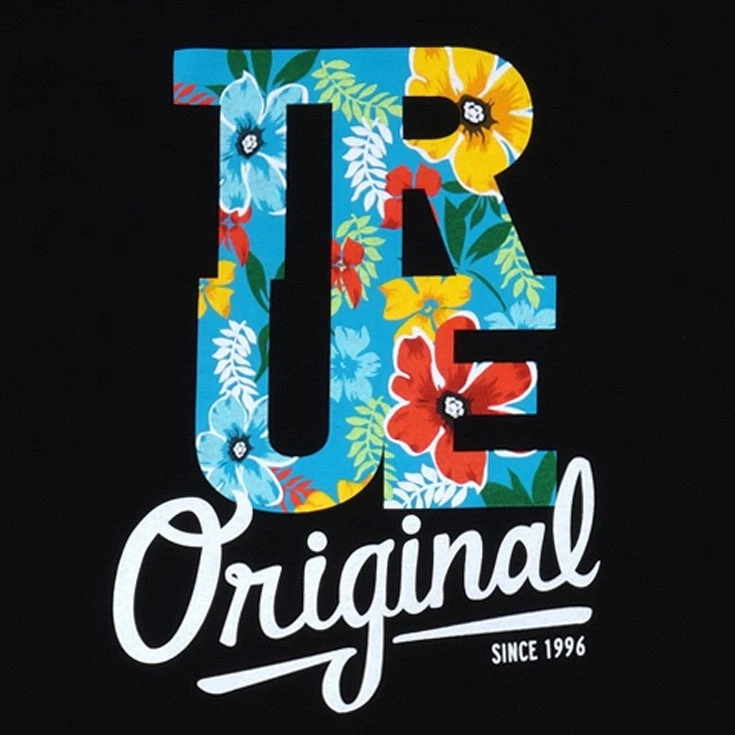 TRUE - Men's True Floral Shirt, Black 2 TRUE - Men's True Floral Shirt, Black