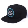 Mens TRUE - Future 6 Panel Snapback Hat, Black