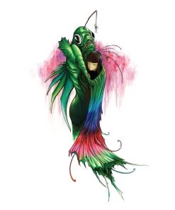 Mens Upper Playground - Alex Pardee Gorton Men's Shirt, White