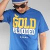 Adapt Clothing Mens Adapt - Gold Blooded Men's Shirt, Royal
