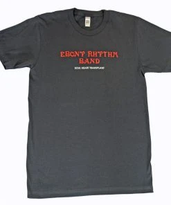Now Again Music Ebony Rhythm Band Shirt, Charcoal