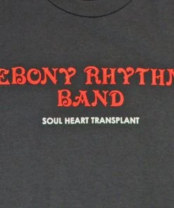 Now Again Music Ebony Rhythm Band Shirt, Charcoal