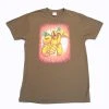 Mens The Giant Peach - Robo Peach Men's Shirt, Chocolate