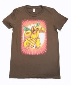 The Giant Peach - Robo Peach Women's Shirt, Chocolate Womens
