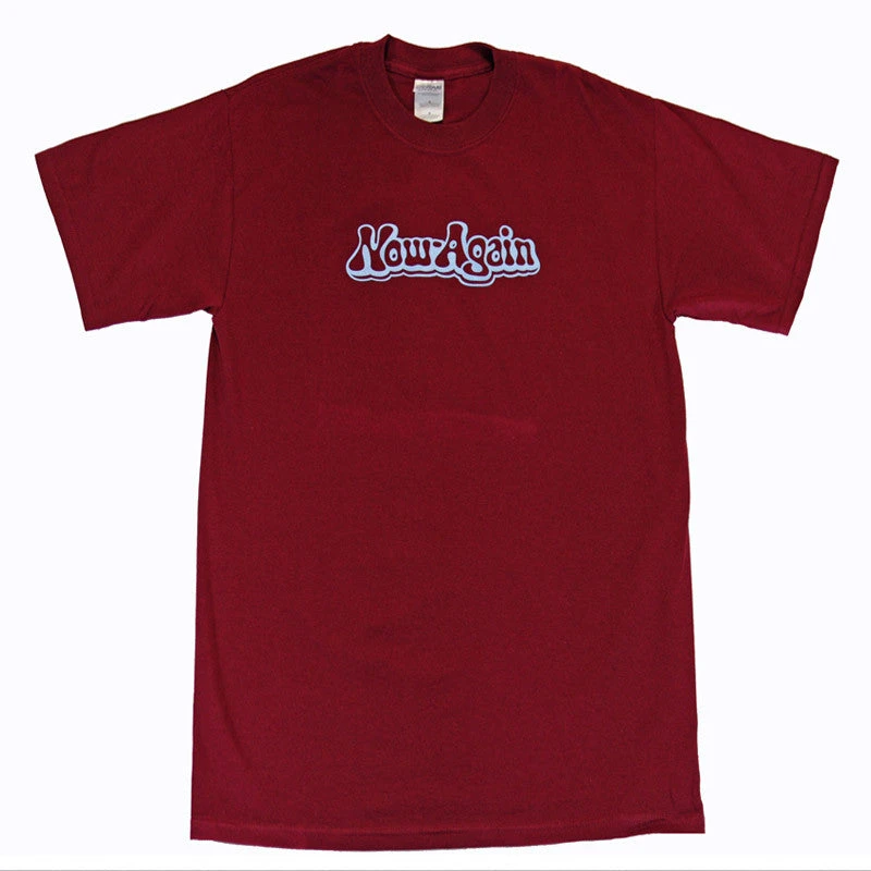 Music Now Again - Logo Shirt, Burgundy 1 Music Now Again - Logo Shirt, Burgundy