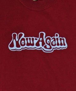 Music Now Again - Logo Shirt, Burgundy
