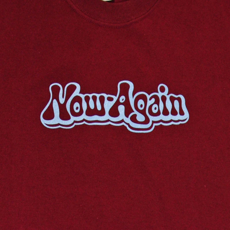 Music Now Again - Logo Shirt, Burgundy 2 Music Now Again - Logo Shirt, Burgundy