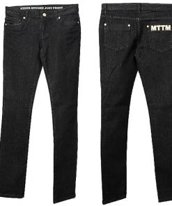Womens Married To The Mob - Lick It Women's Jeans, Black