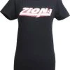 Zion I Zion-I - Red Logo Women's Shirt, Black Womens