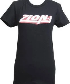 Zion I Zion-I - Red Logo Women's Shirt, Black Womens