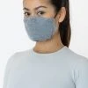 Los Angeles Apparel - Cotton Face Mask, Heather Grey