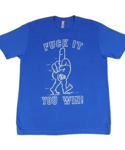 Innovative Leisure Music Hanni El Khatib - Fuck It Men's T-Shirt, Blue