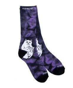 RIPNDIP - Lord Nermal Socks, Lavender Tie Dye