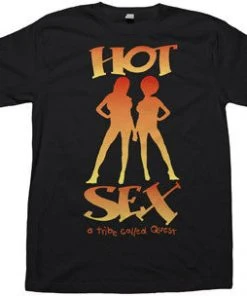 A Tribe Called Quest - Hot Sex Men's Shirt, Black