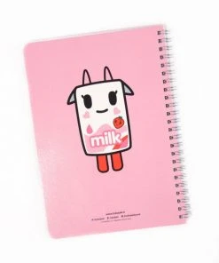 Tokidoki - Strawberry Milk Spiral Notebook Womens