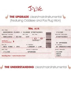 BBE Records J-Live - The Upgrade/ The Understanding, 12" Vinyl