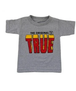 TRUE - Iron Kids Tee, Heather Grey