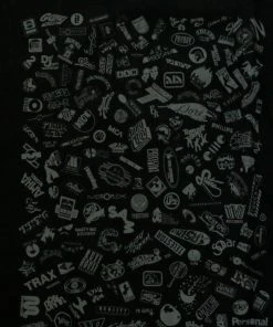 Mens Stones Throw - Labels Logos Men's Shirt, Black