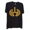 Lateef - Lungs Men's Crewneck Tee, Black Mens