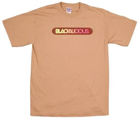 Quannum Music Blackalicious - Logo Men's Shirt, Tan 1 Quannum Music Blackalicious - Logo Men's Shirt, Tan