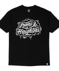 TRUE - Love And Haight Men's Shirt, Black Mens