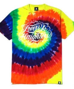TRUE - Love And Haight Men's Shirt, Tie Dye