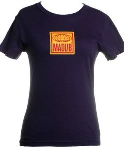 Stones Throw Womens Madlib - Logo Women's Shirt, Navy