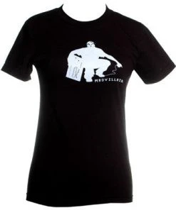 Stones Throw Music MADVILLAIN - Silhouette Women's Boy Cut Shirt, Black