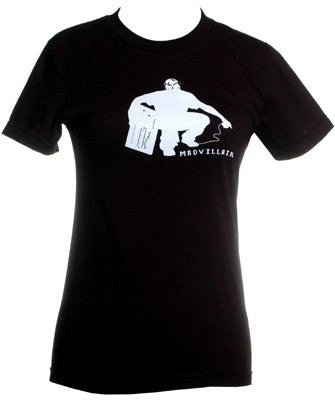 Stones Throw Music MADVILLAIN - Silhouette Women's Boy Cut Shirt, Black 1 Stones Throw Music MADVILLAIN - Silhouette Women's Boy Cut Shirt, Black