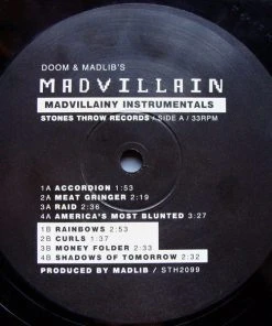 Stones Throw Madvillain - Madvillainy Instrumentals, 2xLP Vinyl