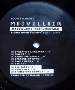 Stones Throw Madvillain - Madvillainy Instrumentals, 2xLP Vinyl