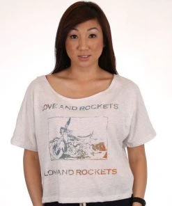 Mighty Fine - Love & Rockets Women's Shirt, Oatmeal Heather