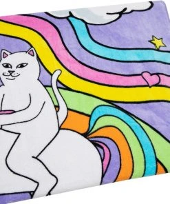 Mens RIPNDIP - My Little Nerm Beach Towel, Lavender