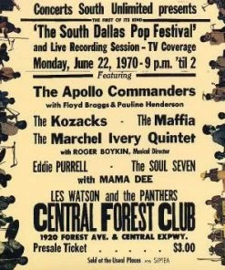 Now Again Music The South Dallas Pop Festival, 2XLP Vinyl