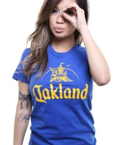 Adapt Clothing Womens Adapt - Oakland Women's Tee, Royal