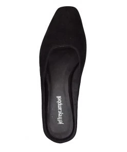 Womens Jeffrey Campbell - Oceane Mules, Black Suede