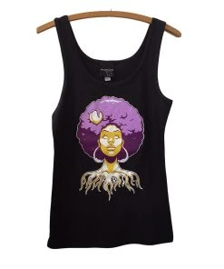 The Giant Peach - Jason Goad Our Lady Of Peach Women's Tank, Black Womens