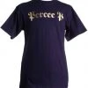 Stones Throw Percee P - Logo Men's Shirt, Navy/Gold Foil