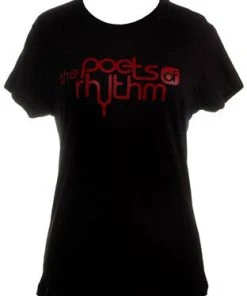 Quannum Poets Of Rhythm - Women's Logo Shirt, Black Womens