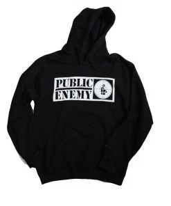 Bravado Public Enemy Men's Hoodie, Black Mens