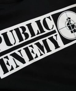 Bravado Public Enemy Men's Hoodie, Black Mens