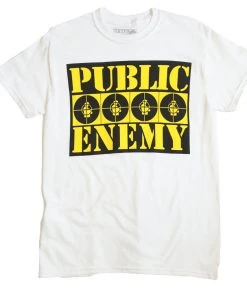 Bravado Public Enemy Men's Shirt, White