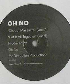 Stones Throw Oh No - Disrupt Massacre/Put It All Together, 12" Vinyl Music