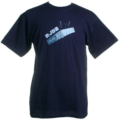 RJ's Electrical Connections RJD2 - Clock Men's Shirt, Navy Music 1 RJ's Electrical Connections RJD2 - Clock Men's Shirt, Navy Music