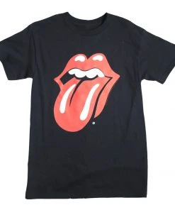 Bravado The Rolling Stones - Classic Tongue Men's Shirt, Black