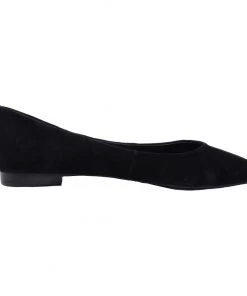 Jeffrey Campbell - Ruston Suede Pointed Flats, Black