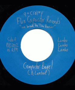 Flux Capacitor Records Music Lambo - Computer Bagel/ My Red Volvo, 7" Vinyl