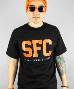 Adapt Clothing Adapt X Fully Laced - SFC Men's Shirt, Black / Orange