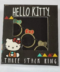 Sale Loungefly - Hello Kitty Southwestern 3 Stack Ring